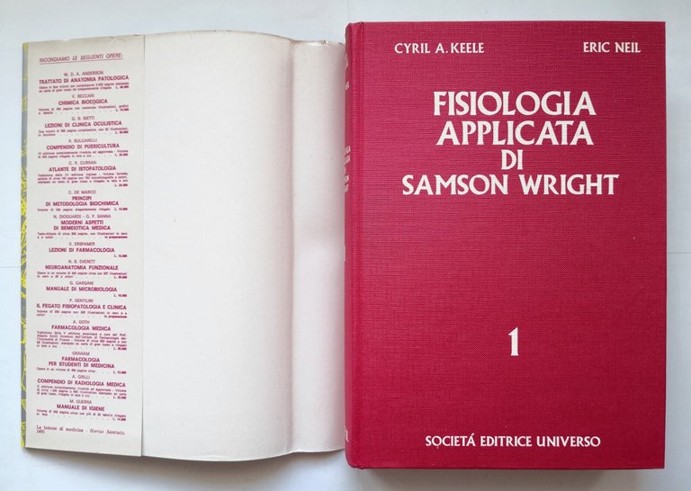 FISIOLOGIA APPLICATA DI SAMSON WRIGHT Keele e Neil volume I …