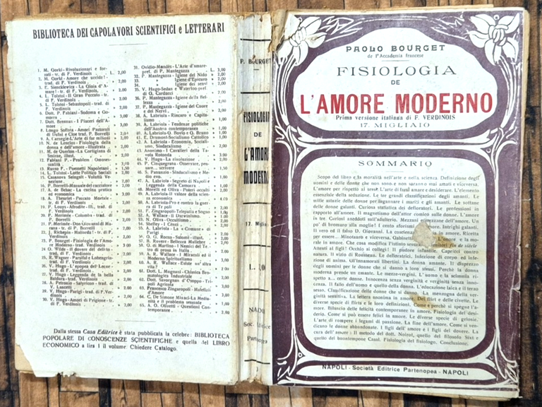 FISIOLOGIA DE L'AMORE MODERNO di Paolo Bourget 1909 Società Editrice … | Immagine Gallery 3