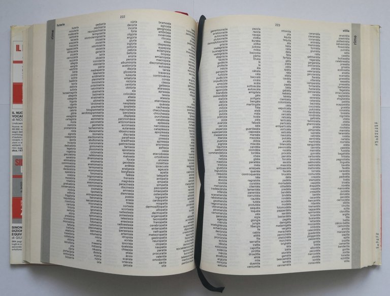 FLESSIONI RIME ANAGRAMMI l'italiano in scatola 1988 Zanichelli Libro dizionari