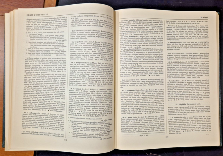 FLORA EUROPEA Volume 4 PLATNAGINACEAE COMPOSITAE 1976 Cambridge University Libro