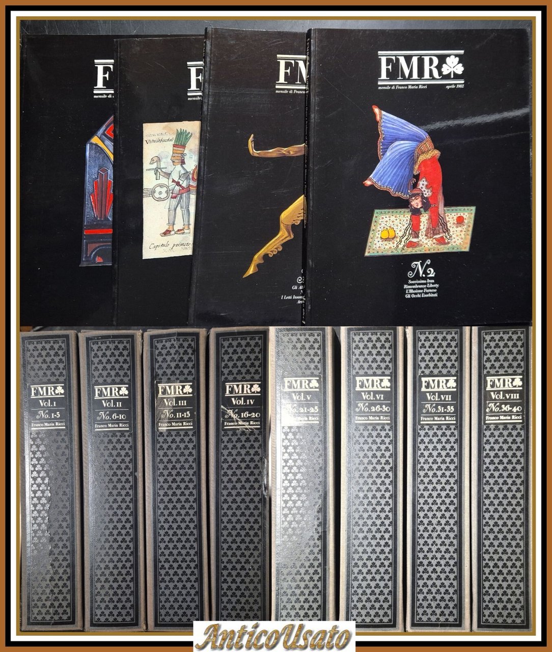 FMR primi 40 numeri in 8 cofanetti Rivista Arte Franco …