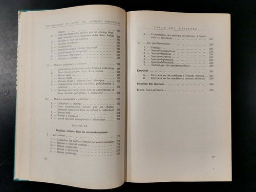 FONCTIONMENT ET EMPLOI DES MACHINES ELECTRIQUES di Jacques Thurin 1964 …