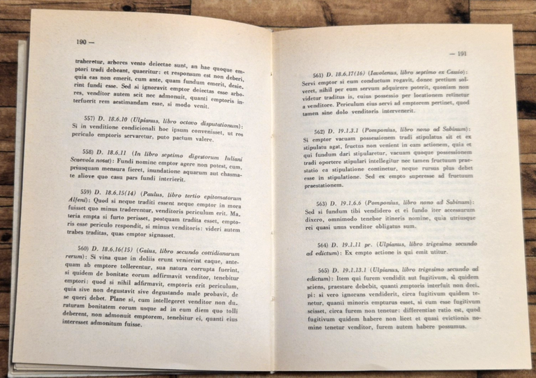 FONTES AD PRAELECTIONES IURIS ROMANI De Robertis Cacucci Bari 1981 … | Immagine Gallery 3