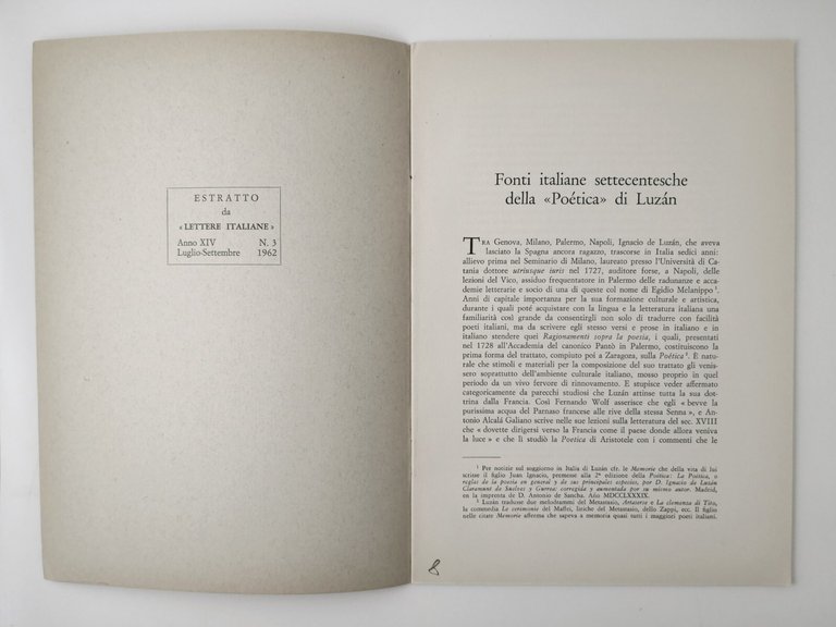 FONTI ITALIANE SETTECENTESCHE DELLA POETICA DI LUZAN Mario Puppo 1962 …