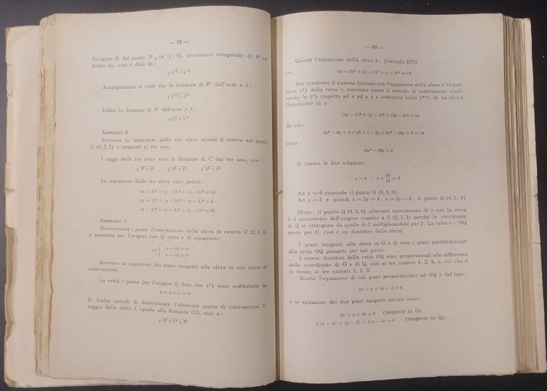 FORMULARIO ED ESERCIZI DI GEOMETRIA ANALITICA Libro 1 di Spampinato …
