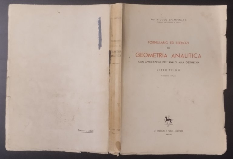 FORMULARIO ED ESERCIZI DI GEOMETRIA ANALITICA Libro 1 di Spampinato …