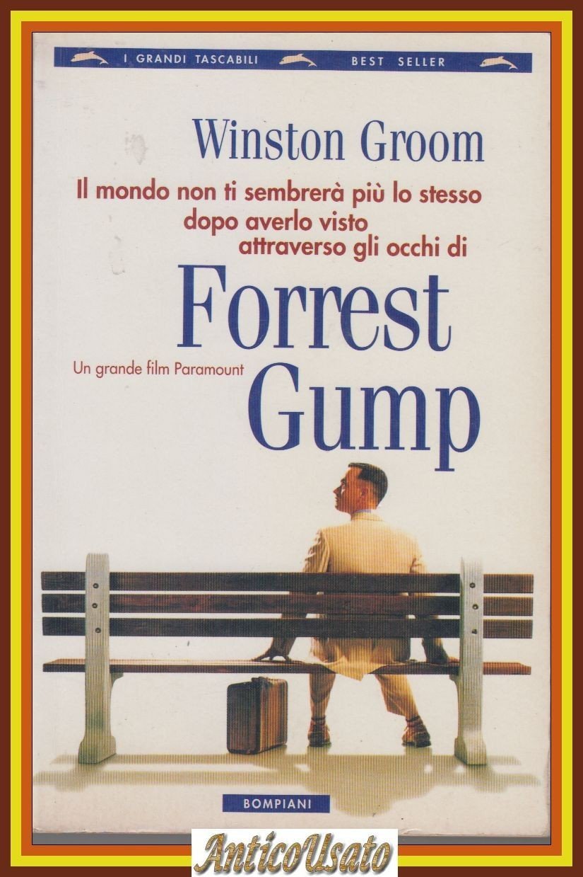 FORREST GUMP di Winston Groom 1996 Bompiani Grandi Tascabili Libro | Immagine principale