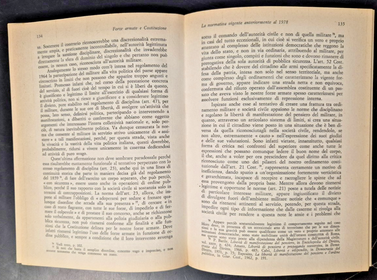 FORZE ARMATE E COSTITUZIONE di Fernando Pinto 1979 Marsilio libro … | Immagine Gallery 2