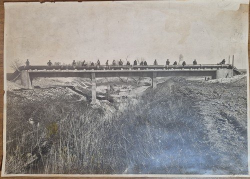 FOTOGRAFIA 29x41 cm ACQUEDOTTO PUGLIESE Foggia Torrente Celone Vintage originale | Immagine Gallery 1