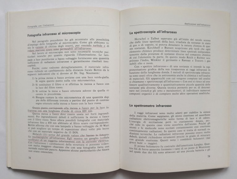 FOTOGRAFIA CON L'INFRAROSSO di Gunther Wagner 1982 Cesco Ciapanna Libro