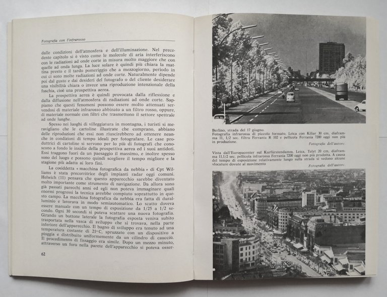 FOTOGRAFIA CON L'INFRAROSSO di Gunther Wagner 1982 Cesco Ciapanna Libro
