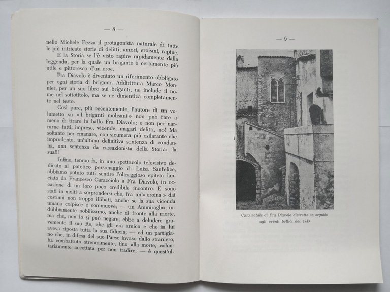 FRA DIAVOLO di Michele Pezza 1977 libro profilo storico biografia …