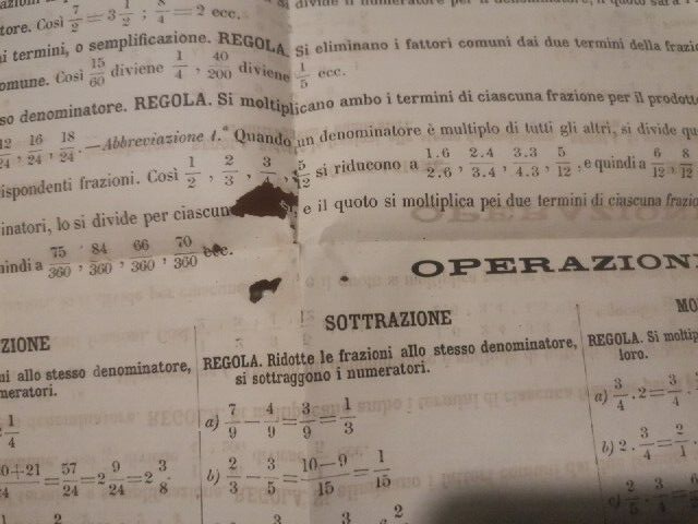 FRAZIONI E QUADRATI sintesi ragionata del discepolo 1878 Libro sconosciuto …