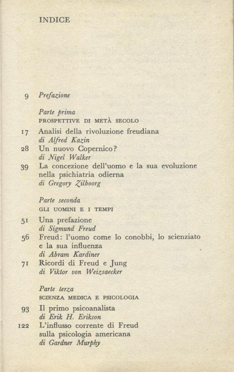 FREUD E IL XX SECOLO di Benjamin Nelson 1962 Mondadori …