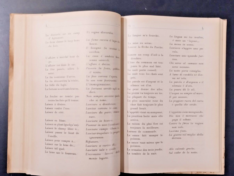 GALLICISMI E PROVERBI traduzione fronte di Ruggiero 1949 Pironti Libro …