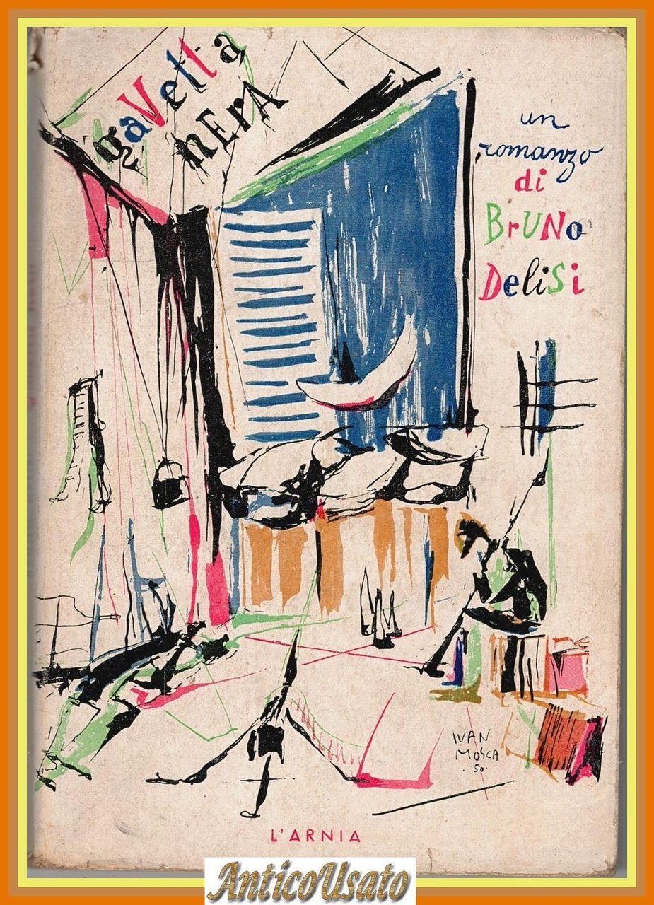 GAVETTA NERA di Bruno Delisi 1950 L'Arnia Romanzo Illustrazione Ivan … | Immagine principale