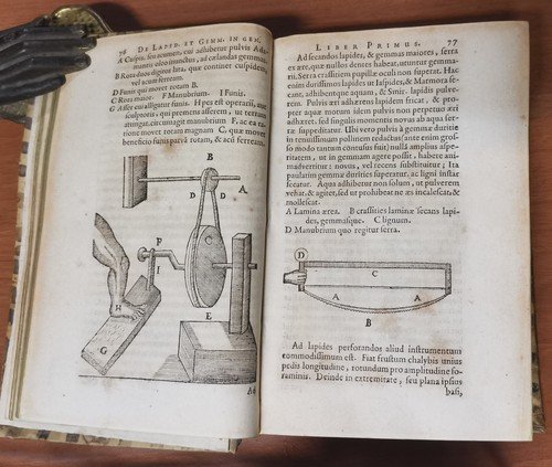 GEMMARUM ET LAPIDUM HISTORIA di Anselmus Boetius De Boot 1647 …