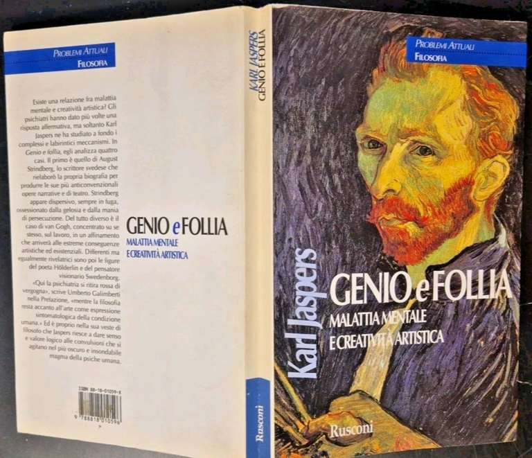 GENIO E FOLLIA MALATTIA MENTALE CREATIVITÀ ARTISTICA di Karl Jaspers …