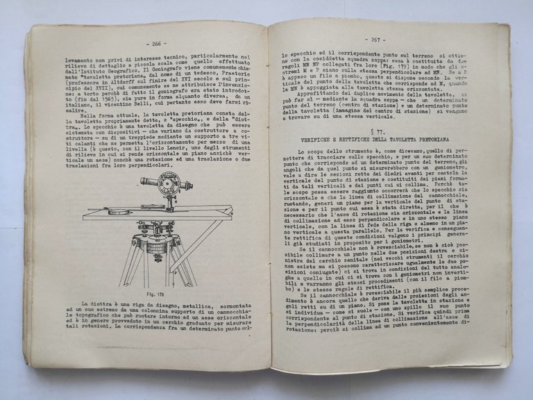 GEODESIA E TOPOGRAFIA di Paolo Dore 1949 Pàtron Libro Manuale …