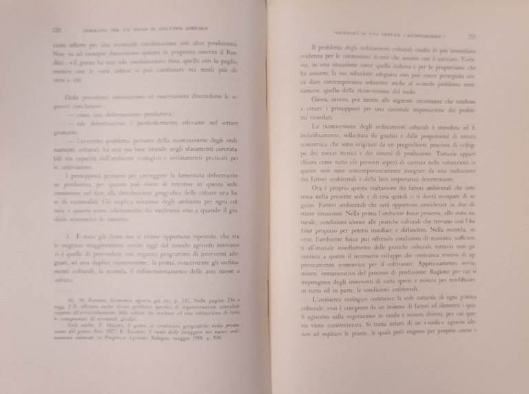 GEOGRAFIA PER UN PIANO DI SVILUPPO DELL'AGRICOLTURA di Battistella 1961 …