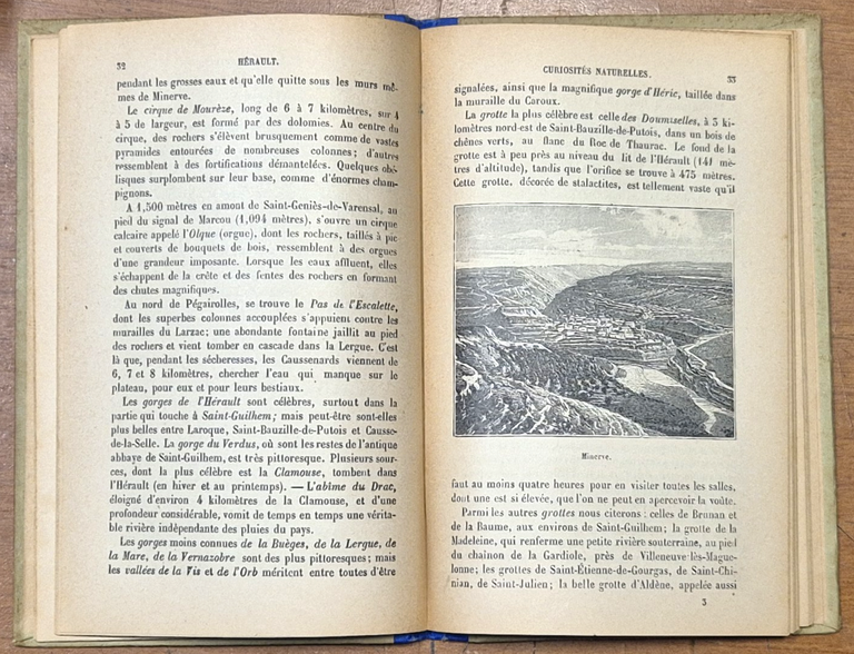 GEOGRAPHIE DE L'HERAULT di Paul Joanne 1908 Hachette carta geografica … | Immagine Gallery 4
