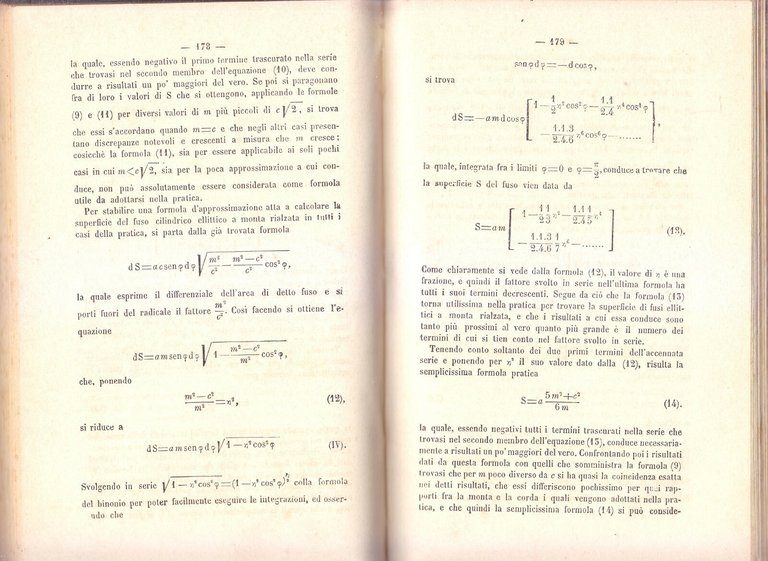 GEOMETRIA PRATICA APPLICATA AL COSTRUTTORE di Giovanni Curioni 1878 LIBRO …