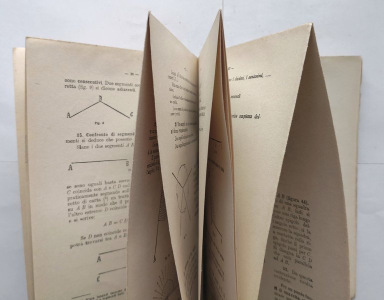 GEOMETRIA PRATICA di Contardo Baffi 1939 Paravia Libro manuale scolastico