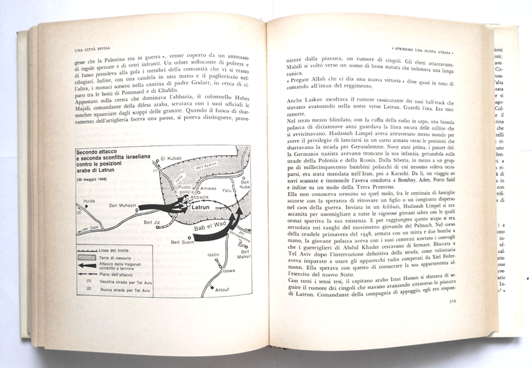 GERUSALEMME di Dominique Lapierre Larry Collins 1972 Mondadori Libro ebrei …