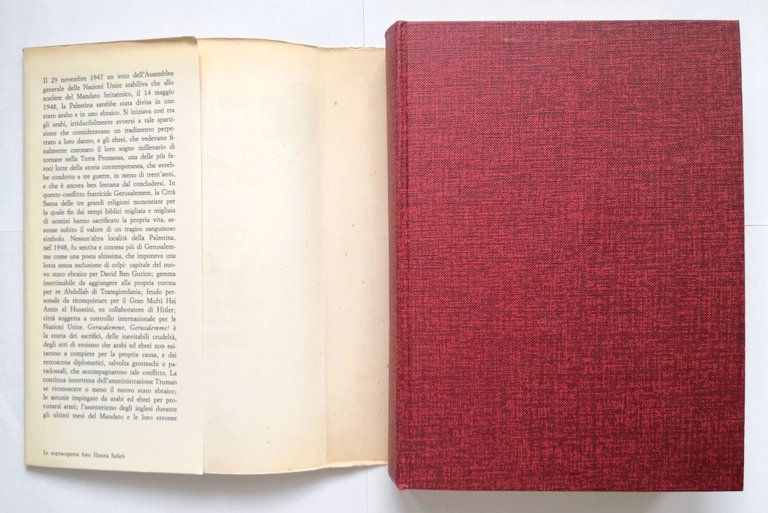 GERUSALEMME di Dominique Lapierre Larry Collins 1972 Mondadori Libro ebrei …