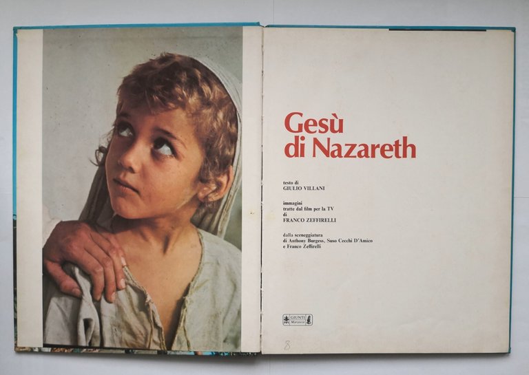 GESÙ DI NAZARET dal film Franco Zeffirelli 1977 Giunti Marzocco …