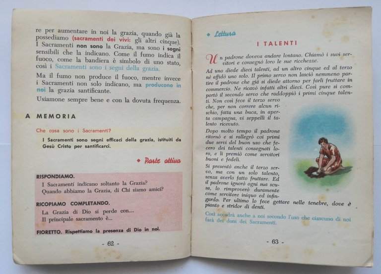 GESÙ INSEGNA di Carlo Casati Classe terza 1955 Libro scolastico …