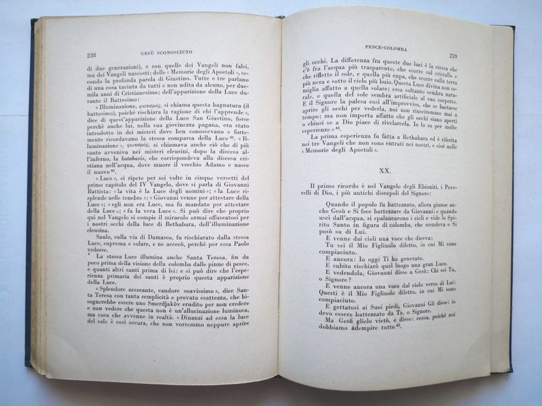 GESÙ SCONOSCIUTO di Dmitri Merezkovskij 1933 Bemporad libro sui vangeli