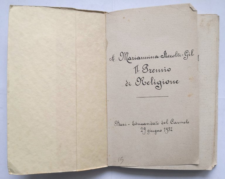 GIANNINA GIORDANI memorie di Giovanni Urbani 1931 Editrice Pro Familia …