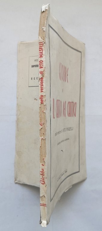 GIOBBE E IL CANTICO DEI CANTICI nella versione di Vito …