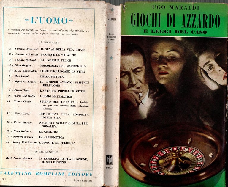 GIOCHI DI AZZARDO E LEGGI DEL CASO Ugo Maraldi 1953 …