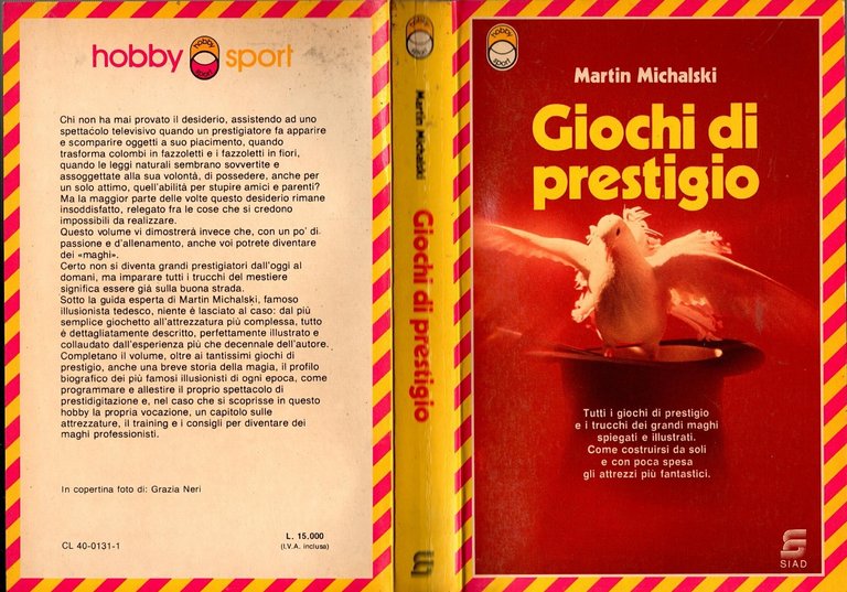 GIOCHI DI PRESTIGIO di Martin Michalski 1983 SIAD Libro trucchi …