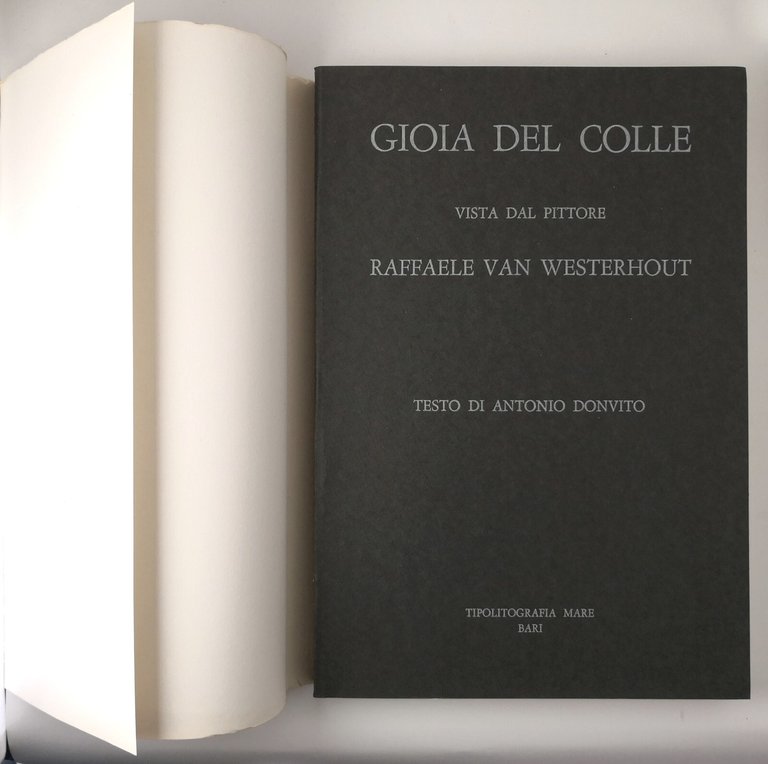 GIOIA DEL COLLE VISTA DAL PITTORE RAFFAELE VAN WESTERHOUT 1977 …
