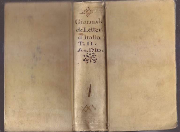 GIORNALE DE LETTERATI D'ITALIA Tomi 2 - 3 - 4 …