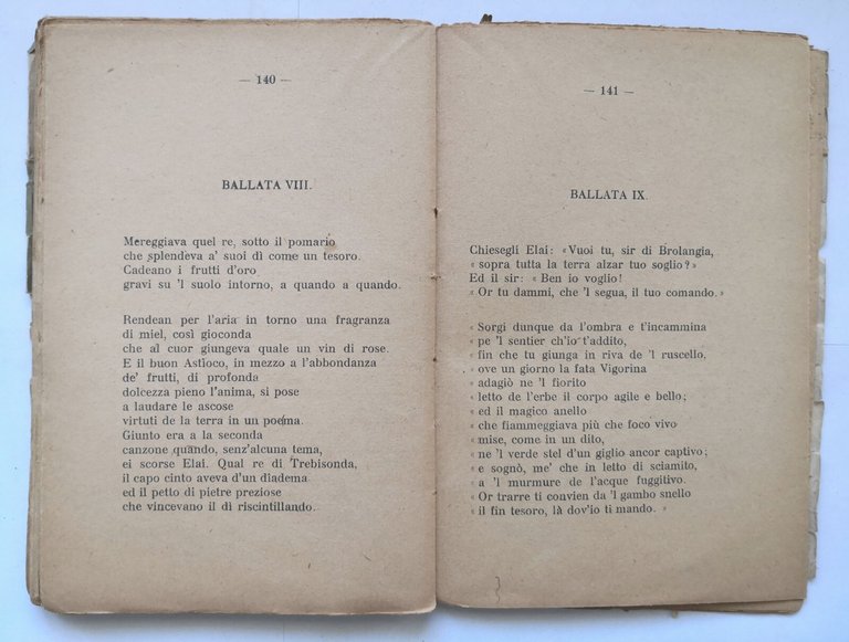 GIOVANNI EPISCOPO ISAOTTA GUTTADÀURO di Gabriele D'Annunzio 1923 Libro romanzo