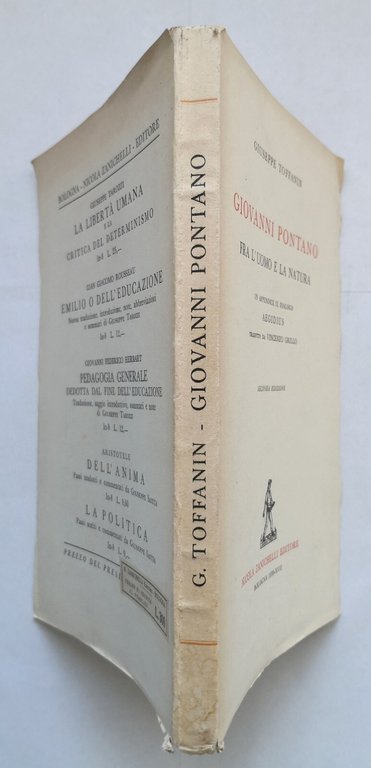 GIOVANNI PONTANO FRA L'UOMO E LA NATURA di Giuseppe Toffanin …