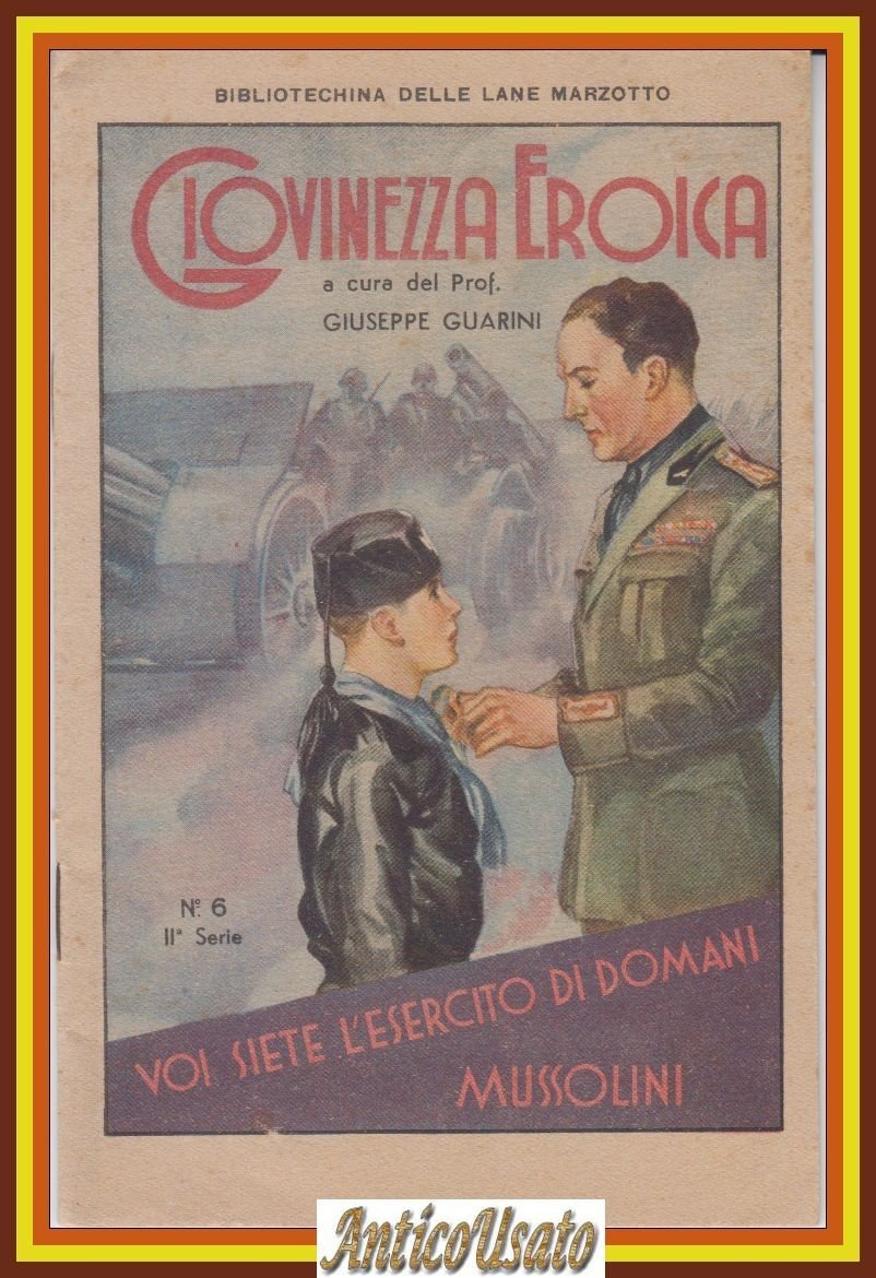 GIOVINEZZA EROICA a cura di Giuseppe Guarini 1939? Lane Marzotto … | Immagine principale