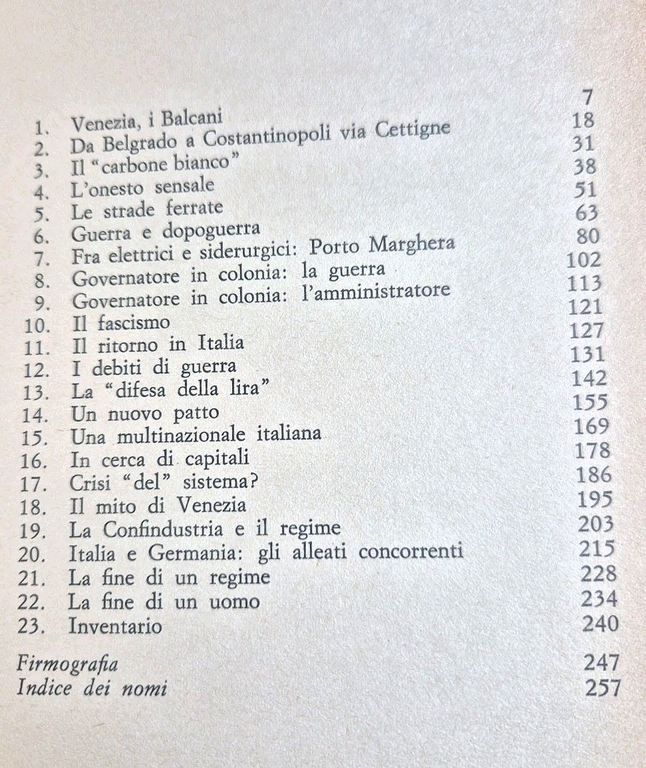 GIUSEPPE VOLPI INDUSTRIA FINANZA TRA GIOLITTI E MUSSOLINI di Sergio …