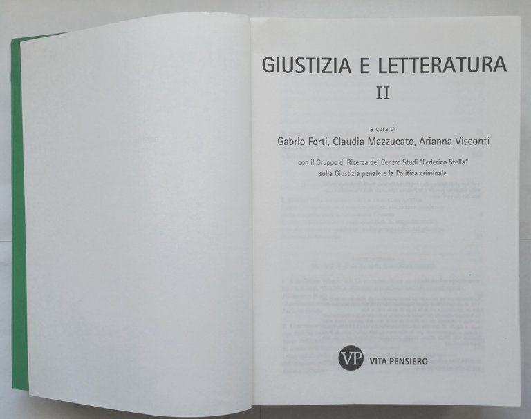GIUSTIZIA E LETTERATURA 2 di Forti Mazzucato Visconti 2014 Vita …