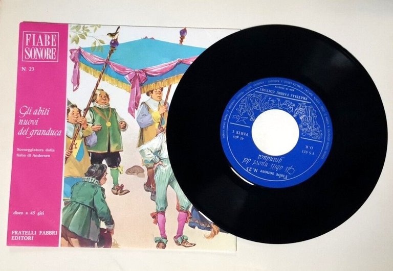 GLI ABITI NUOVI DEL GRANDUCA di Andersen FIABE SONORE Fabbri …