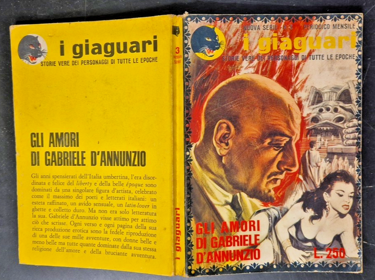 GLI AMORI DI GABRIELE D'ANNUNZIO di Liana Bernatto 1969 Libro … | Immagine Gallery 4