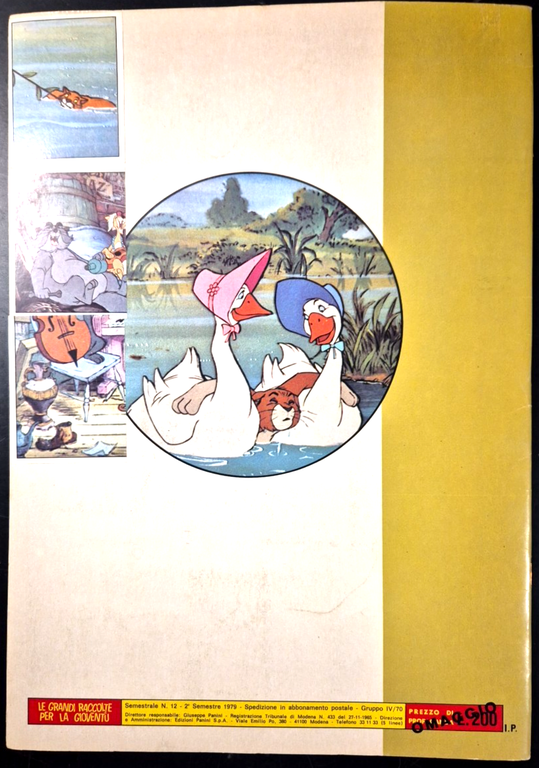 GLI ARISTOGATTI Album con 32 figurine Panini 1980 Walt Disney …