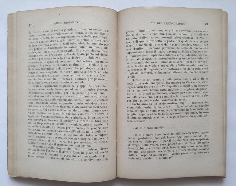 GLI DEI HANNO TRADITO di Mirko Ardemagni 1948 Garzanti Libro …