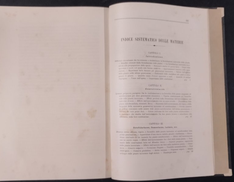 GLI EFFETTI DELLA FECONDAZIONE INCROCIATA E PROPRIA di C Darwin …