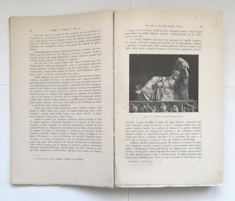 GLI ELLENI costume pensiero di Attilio De Marchi 1924 Francesco …