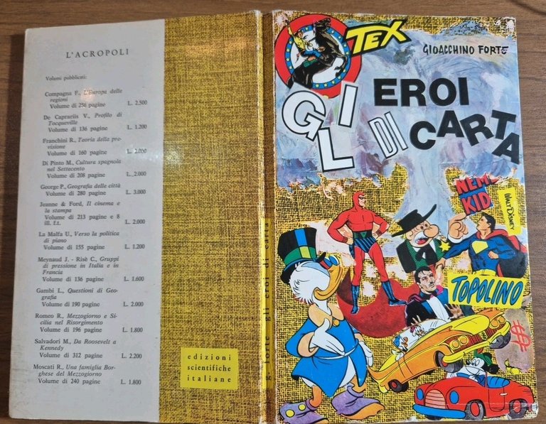 GLI EROI DI CARTA di Gioacchino Forte 1965 Edizioni Scientifiche …